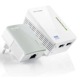 Adaptador Powerline TP-Link WPA4220Kit 500Mbps/ Alcance 300m/ Pack de 2 6935364032258 TL-WPA4220KIT TPL-PLC 300MB KIT EXT