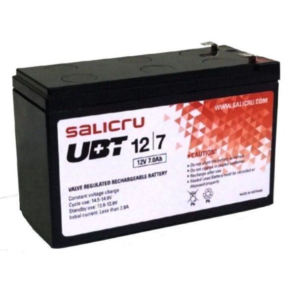 Batería Salicru UBT 12/7 V2 compatible con SAI Salicru según especificaciones - Imagen 3