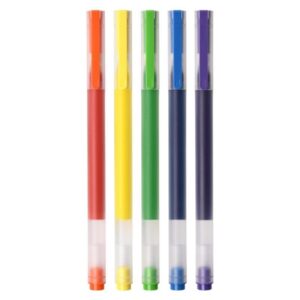 Bolígrafos de Tinta de Gel Xiaomi Mi High-Capacity Gel Pen/ 5 unidades/ Colores Variados 6941812792315 BHR8860GL XIA-BOLI MI HCAPA GEL MUL 5U