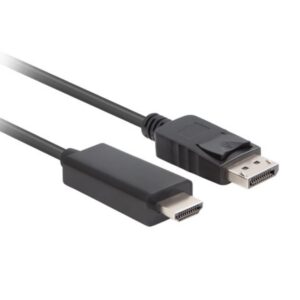 CABLE LANBERG DISPLAYPORT A HDMI MACHO-MACHO 5M 5901969438734 CA-DPHD-11CC-0050-BK