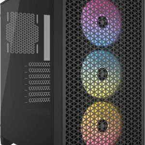 CAJA CORSAIR 3000D RGB AIRFLOW MID-TOWER NEGRA CC-9011255-WW 0840006610854 | P/N: CC-9011255-WW | Ref. Artículo: 1368409