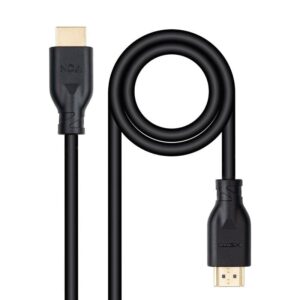 Cable HDMI 2.0 4K CCS Nanocable 10.15.3901/ HDMI Macho - HDMI Macho/ 1m/ Negro 8433281013858 10.15.3901 NAN-CAB 10 15 3901