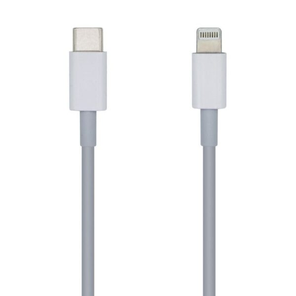 Cable USB 2.0 Tipo-C Lightning Aisens A102-0442/ Lightning Macho - USB Tipo-C Macho/ 1m/ Blanco 8436574704938 A102-0442 AIS-CAB LIGH A102-0442