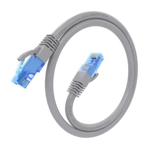 Cable de Red RJ45 AWG26 CCA UTP Aisens A135-0778 Cat.6/ 3m/ Gris - Imagen 2