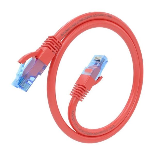 Cable de Red RJ45 AWG26 CCA UTP Aisens A135-0793 Cat.6/ 4m/ Rojo - Imagen 2