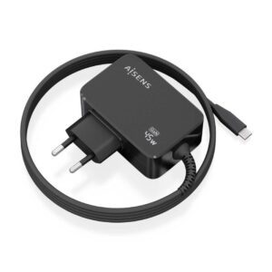 Cargador Gan de Pared Aisens ASCH-1PD45WL032-BK/ 1xUSB Tipo-C + Cable 1.8m/ 45W 8436574709933 ASCH-1PD45WL032-BK AIS-CARGA ASCH-1PD45WL032-BK