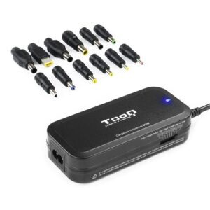 Cargador de Portátil TooQ TQLC-90BS02M/ 90W/ Manual/ 12 Conectores/ Voltaje 15-24V/ 1 USB 8433281007239 TQLC-90BS02M TOO-CAR TQLC-90BS02M