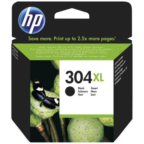 Cartucho de Tinta Original HP nº304 XL Alta Capacidad/ Negro 889894860835 N9K08AE N9K08AE