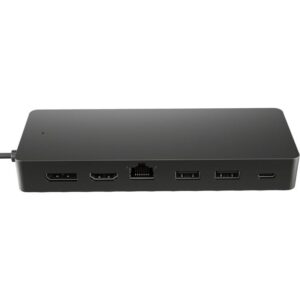 Docking USB Tipo-C HP 50H55AA USB-C/ 2xUSB/ 1xHDMI/ 1xDisplayPort/ 1xRJ45/ 1xUSB Tipo-C PD/ Negro 196188636312 50H55AA HPAP-HUB 50H55AA