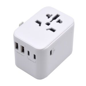 Ewent EW1470 adaptador de enchufe eléctrico Universal Blanco 8052101431674 | P/N: EW1470 | Ref. Artículo: 1368251