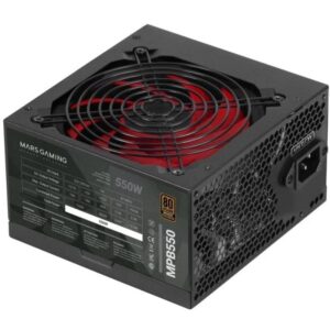 Fuente de Alimentación Mars Gaming MPB550/ 550W/ Ventilador 12cm/ 80 Plus Bronze 4710562755428 MPB550 TAC-FUENTE MPB550