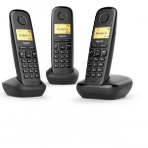 Gigaset A170 Trio Teléfono DECT/analógico Negro Identificador de llamadas 4250366851853 | P/N: L36852-H2802-D211 | Ref. Artículo: 894737