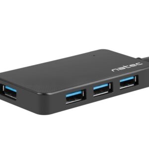 HUB NATEC MONTH 4 PUERTOS USB 3.0 NEGRO 5901969417173 NHU-1342