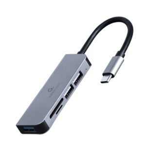 HUB USB TIPO-C DE 3 PUERTOS USB 3.1 Y USB 2.0 CON LECTOR DE TARJETAS 8716309124232 UHB-CM-CRU3P1U2P2-01