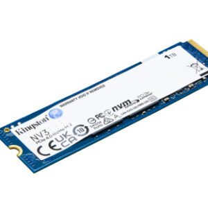 Kingston Technology NV3 M.2 1 TB PCI Express 4.0 NVMe 3D NAND 0740617344790 | P/N: SNV3S/1000G | Ref. Artículo: 1385513