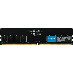 MEMORIA CRUCIAL DIMM DDR5 16GB 4800MHZ CL40 649528905628 P/N: CT16G48C40U5 | Ref. Artículo: CT16G48C40U5