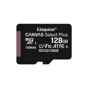 MICROSD KINGSTON 128GB CL10 UHS-I CANVAS SELECT PLUS + ADAPTADOR 740617298703 P/N: SDCS2/128GB | Ref. Artículo: SDCS2/128GB