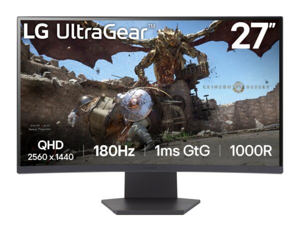 MONITOR LG 27GS60QC-B 27" HDMI X2 GAMING 8806096090664 27GS60QC-B