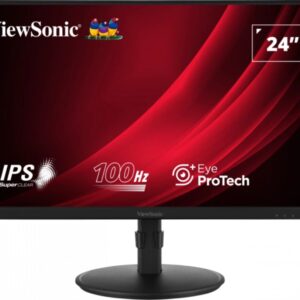 MONITOR VIEWSONIC 24" FHD IPS LED VGA HDMI DP USB MULTI ERGONOMIC 0766907024104 VG2408A