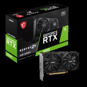 MSI Geforce RTX 3050 VENTUS 2X 6G OC NVIDIA 6 GB GDDR6 4711377176811 | P/N: 912-V812-015 | Ref. Artículo: 1374508