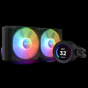 NZXT Kraken Elite 240 RGB Procesador Sistema de refrigeración líquida todo en uno 12 cm Negro 1 pieza(s) 5056547202259 | P/N: RL-KR24E-B1 | Ref. Artículo: 1382156