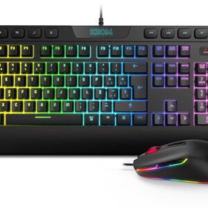 PACK KROM RGB TECLADO MEMBRANA Y RATON KALYOS 8436587971075 NXKROMKLYSSP