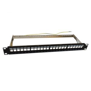 PANEL MODULAR WP 24 PUERTOS STP CAT5E/6 CON GESTOR DE CABLES 8056045871077 WPC-PAN-BS24