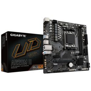 PLACA BASE GIGABYTE A620M H AM5 MATX 2XDDR5 4719331855512 A620M H G10