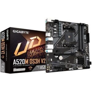 Placa Base Gigabyte A520M DS3H V2 Socket AM4/ Micro ATX 4719331854690 9MA52M3H2-00-11 GIG-PB A520M DS3H V2