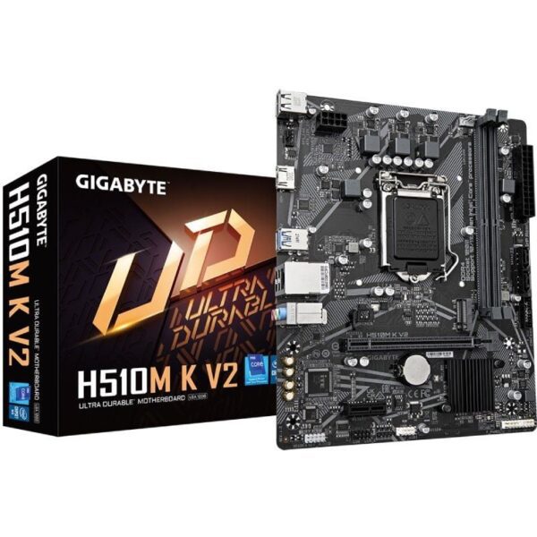 Placa Base Gigabyte H510M K V2 Socket 1200/ Micro ATX 4719331855253 9MH51MKV2-00-20 GIG-PB H510M K V2