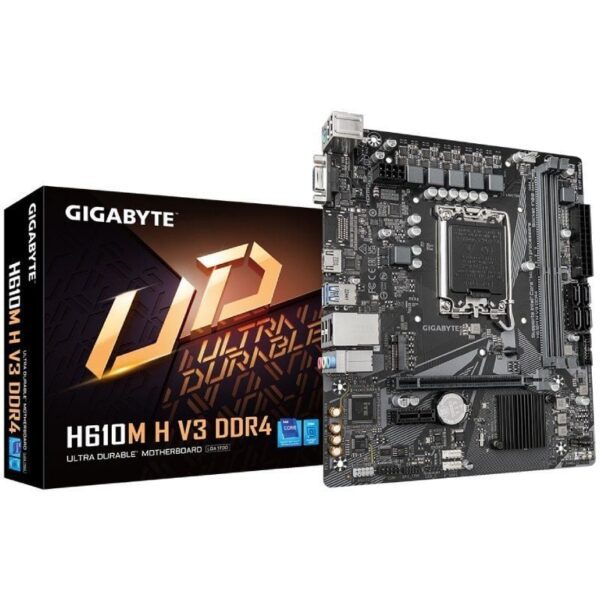 Placa Base Gigabyte H610M H V3 DDR4 Socket 1700/ Micro ATX 4719331859718 9MH61MH3-00-10 GIG-PB H610M H V3 DDR4