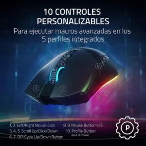 RATON RAZER COBRA PRO (RZ01-04660100-R3G1) 8886419334125 | P/N: RZ01-04660100-R3G1 | Ref. Artículo: 1367643