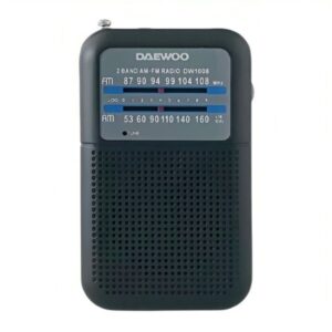 Radio Portátil Daewoo DW1008/ Negra 8436533798466 DW1008BK DAE-RADIO DW1008