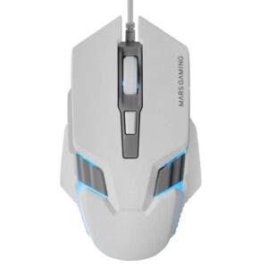 Ratón Gaming Mars Gaming MM024/ Hasta 4000 DPI/ Blanco 8435693106845 MM024 WH TAC-MOU MM024 WH