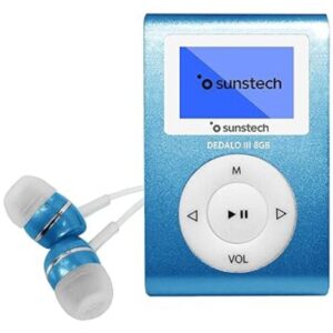 Reproductor MP3 Sunstech Dedalo III/ 8GB/ Radio FM/ Azul 8429015016998 DEDALOIII8GBBL SUN-MP3 DEDALOIII 8GB BL