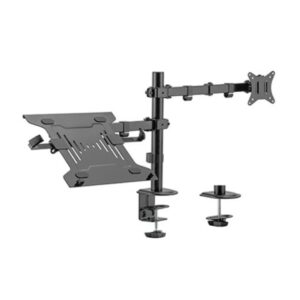 SOPORTE DE MESA GEMBIRD AJUST CON BRAZO PARA MONITOR Y BANDEJA PARA PORTATIL 8716309126083 MA-DA-03