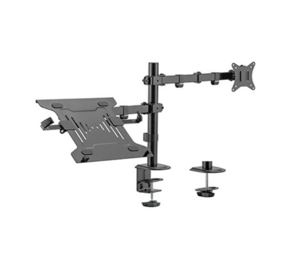 SOPORTE DE MESA GEMBIRD AJUST CON BRAZO PARA MONITOR Y BANDEJA PARA PORTATIL 8716309126083 MA-DA-03