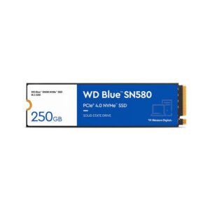 SSD WD M.2 500GB PCIE4.0 NVME SN580 BLUE 718037887319 P/N: WDS500G3B0E | Ref. Artículo: WDS500G3B0E