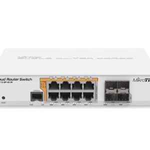 SWITCH MIKROTIK CRS112-8P-4S-IN 4752224002105 CRS112-8P-4S-IN