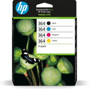 TINTA HP 364 PACK AHORRO NEGRO CIAN MAGENTA AMARILLO 0889894508904 N9J73AE