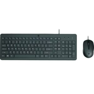 Teclado y Ratón HP 150/ Negro 196786788062 240J7AA HPA-TEC SET HP 150 BK