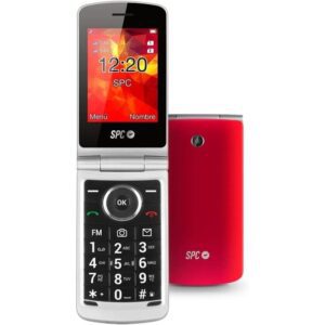 Teléfono Móvil SPC Opal para Personas Mayores/ Rojo 8436542859127 2318R SPC-TEL 2318R