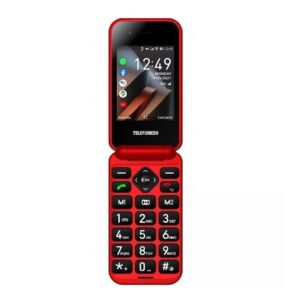 Teléfono Móvil Telefunken S740 para Personas Mayores/ Rojo 7640256380063 TF-GSM-740-CAR-RD TFK-S740 RD