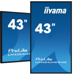 iiyama LH4375UHS-B1AG pantalla de señalización 108 cm (42.5") LCD 500 cd / m² 4K Ultra HD Procesador incorporado Android 8.0 18/7 4948570123445 | P/N: LH4375UHS-B1AG | Ref. Artículo: 1375197