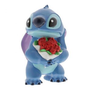 0028399144938 | P/N: 6002186 | Cod. Artículo: MGS0000002228 Figura enesco disney lilo & stitch stitch con ramo de rosas