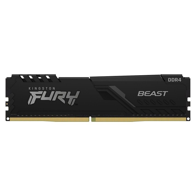 0740617320152 | P/N: KF426C16BB1/16 | Cod. Artículo: DSP0000004074 Memoria ram ddr4 16gb kingston - 2666mhz - pc4 21300 - fury beast negro - cl 16