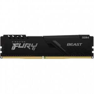 0740617320183 | P/N: KF426C16BB/8 | Cod. Artículo: DSP0000003380 Memoria ram ddr4 8gb kingston - 2666mhz - pc4 21300 - fury beast negro - cl 16 - 1.35v