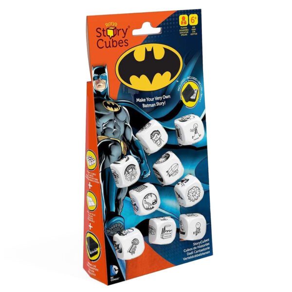 3558380029458 | P/N: STO04ML | Cod. Artículo: MGS0000005655 Juego de mesa story cubes batman blister pegi 8