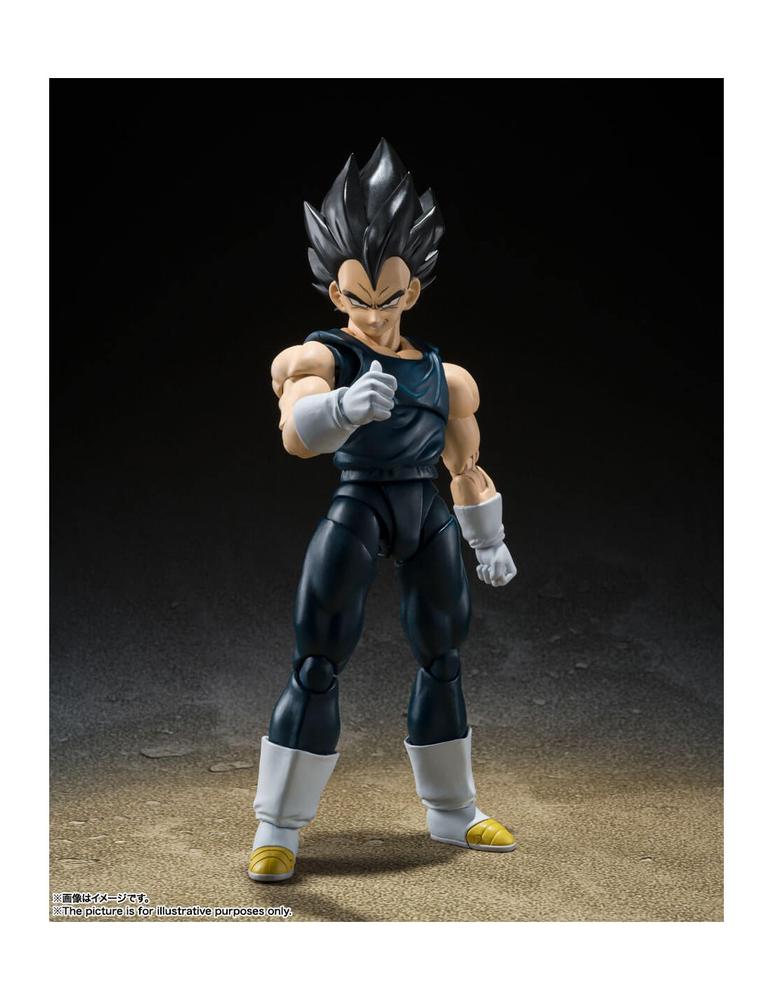 4573102668714 | P/N: BDIDB632371 | Cod. Artículo: MGS0000024342 Figura tamashii nations dragon ball vegeta super hero 14 cm super sh figuarts