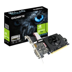 4719331305550 | P/N: GV-N710D5-2GIL | Cod. Artículo: DSP0000015424 Tarjeta grafica gigabyte gt 710 2gb ddr5 lp